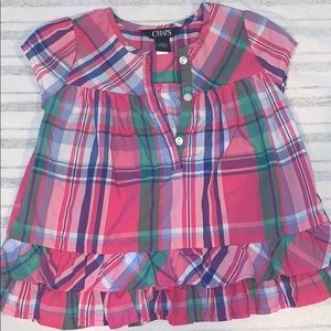 Chaps 24M plaid shirt